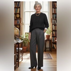 S. Christina Cashmere Sweater, Black NWT